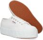 Superga 2790 3d Lettering Lage sneakers Wit - Thumbnail 5