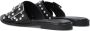 Tango | Mila 31 b black studs cross slipper black sole - Thumbnail 4