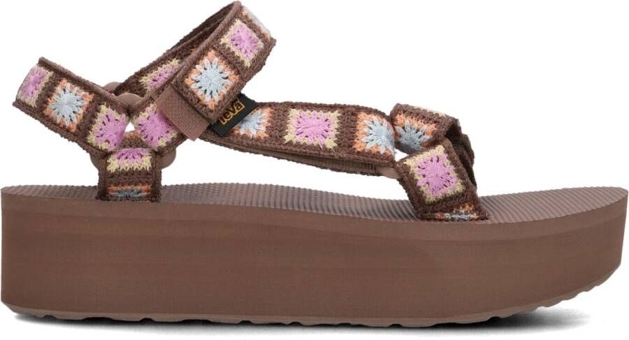 TEVA Multicolor Sandalen W Flatform Universal Crochet