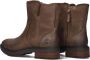 Timberland Bruine Mid Enkellaarzen met Faux Fur Brown Dames - Thumbnail 4