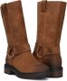 Timberland Hoge Pull Suède Bruine Laarzen Brown Dames - Thumbnail 6