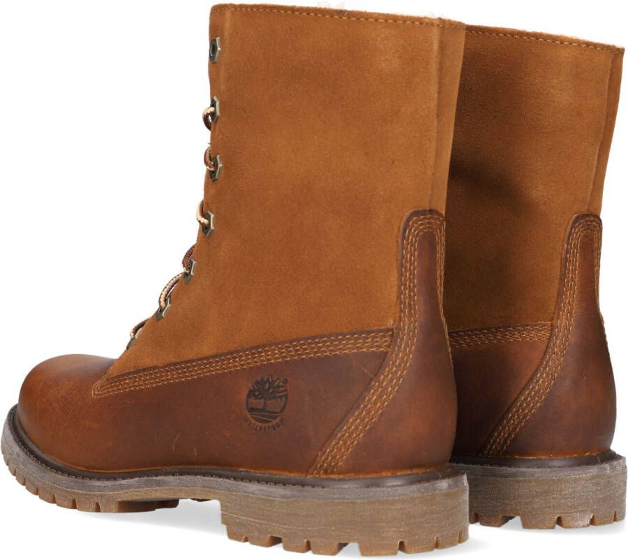 TIMBERLAND Cognac Veterboots Authentics Teddy Fleece