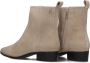 TOMMY HILFIGER Beige Enkellaarsjes Low Cowboy Flat - Thumbnail 4