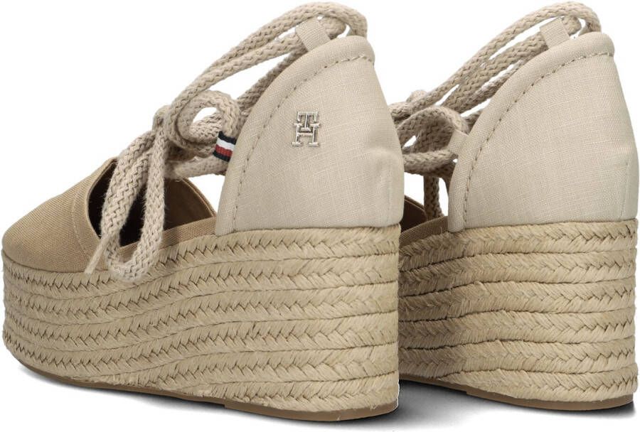 TOMMY HILFIGER Beige Espadrilles Closed Toe Flatform