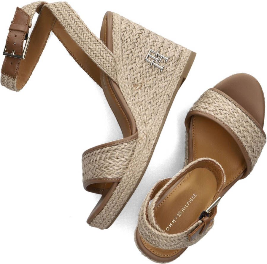 TOMMY HILFIGER Beige Espadrilles Th Rope High Wedge