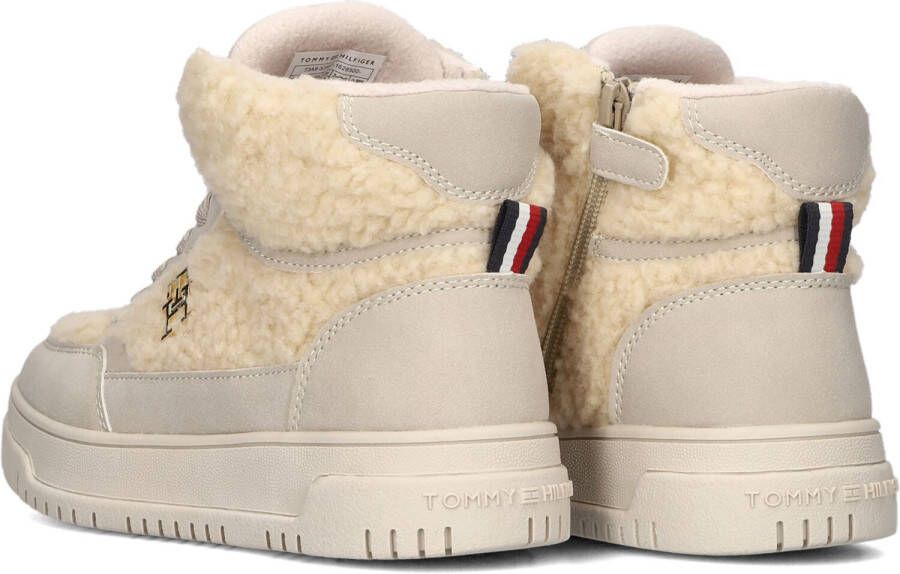 Tommy Hilfiger Beige Hoge Sneaker High Top Lace-up