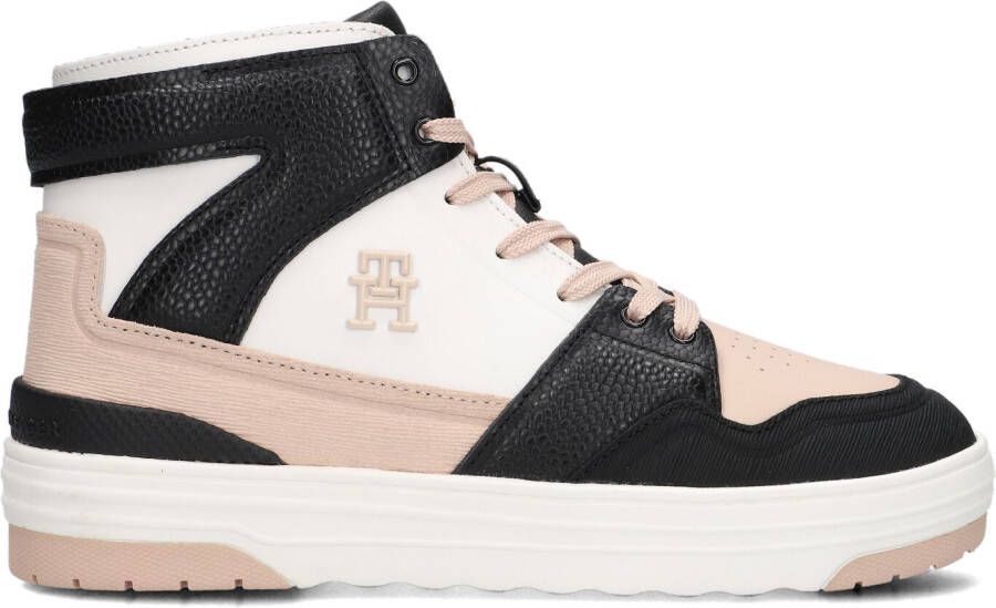 Tommy Hilfiger Beige Hoge Sneaker Th Premium Hi Basket Sneaker