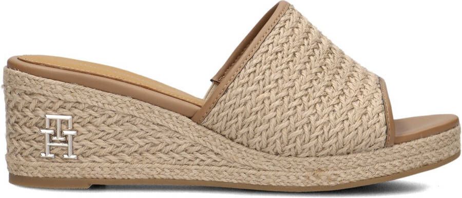 TOMMY HILFIGER Beige Muiltjes Th Rope Wedge