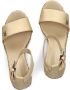 Tommy Hilfiger Beige Sleehak Sandalen met Zilveren Details Beige Dames - Thumbnail 8