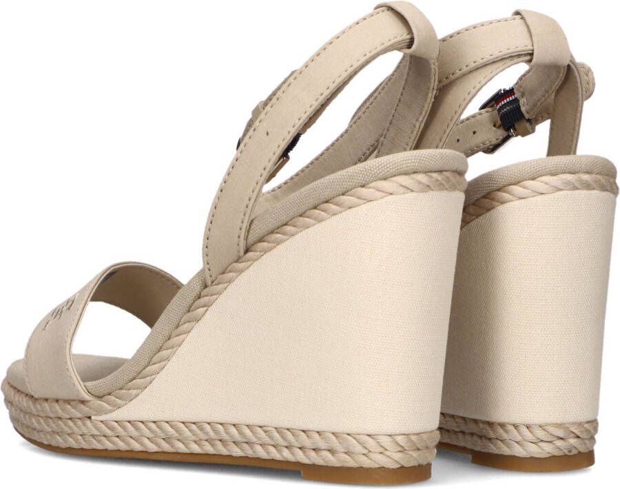 TOMMY HILFIGER Beige Sandalen Rope Webbing Wedge