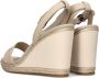 TOMMY HILFIGER Sandalen Dames Rope Webbing Wedge Maat: 41 Materiaal: Katoen Kleur: Beige - Thumbnail 4