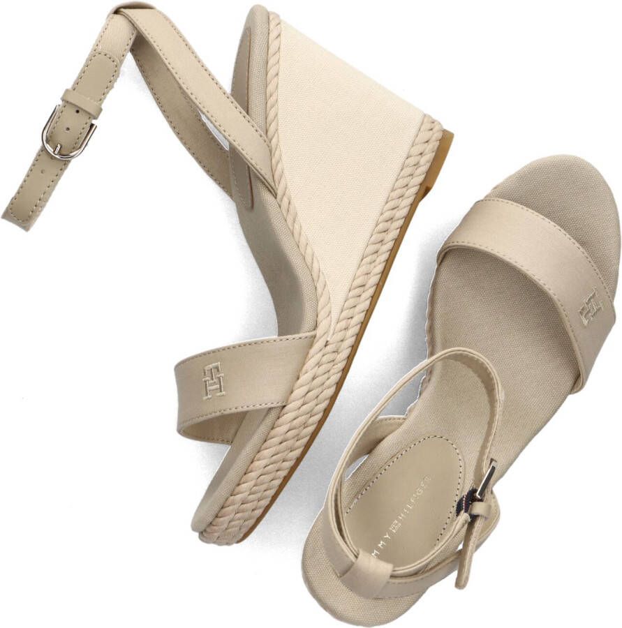 TOMMY HILFIGER Beige Sandalen Rope Webbing Wedge