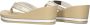 Tommy Hilfiger Strand Wig Slippers Wit Beige Goud Beige Dames - Thumbnail 4