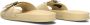 Tommy Hilfiger Beige Suede TH Hardware Flat Sandal Beige Dames - Thumbnail 4