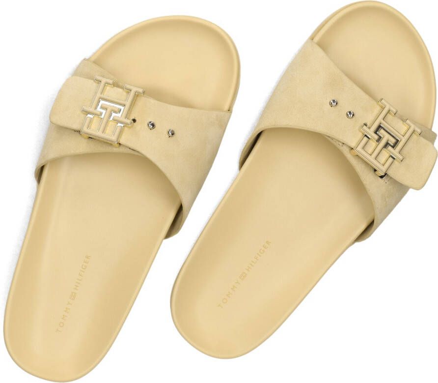 TOMMY HILFIGER Beige Slippers Th Hardware Flat Sandal