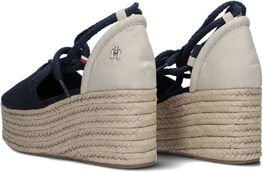 TOMMY HILFIGER Blauwe Espadrilles Closed Toe Flatform