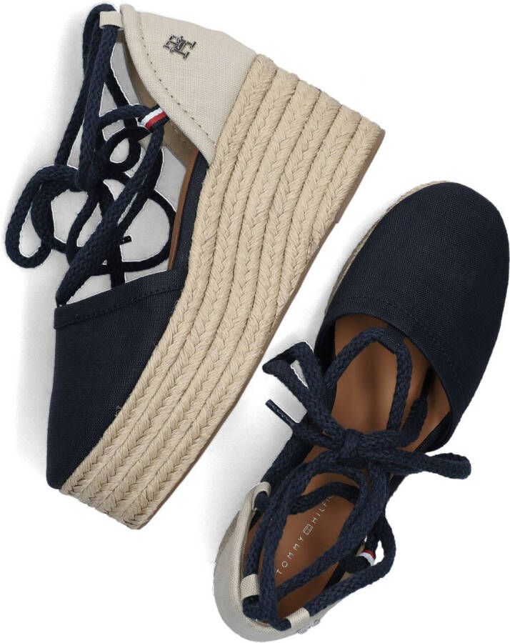 TOMMY HILFIGER Blauwe Espadrilles Closed Toe Flatform