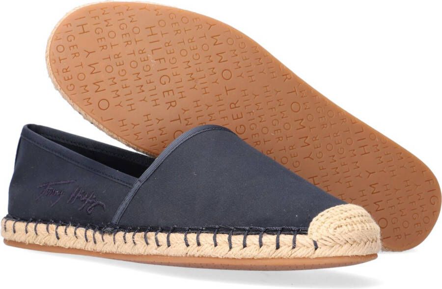 TOMMY HILFIGER Blauwe Espadrilles Th Signature