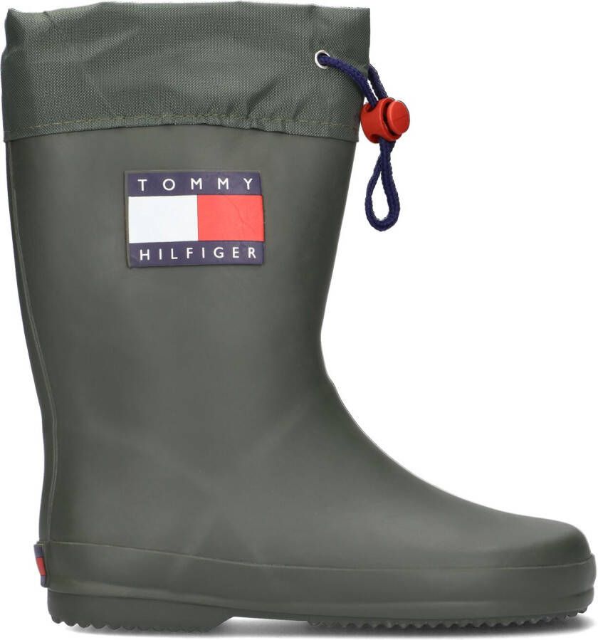 Tommy Hilfiger Groene Regenlaarzen Rain Boot