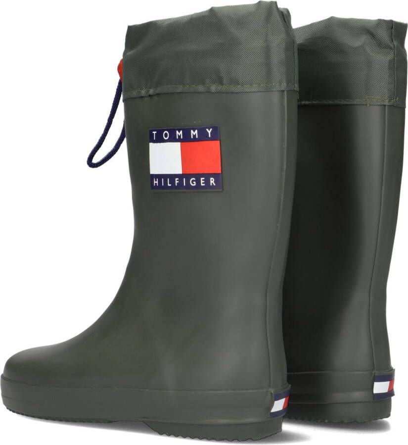 Tommy Hilfiger Groene Regenlaarzen Rain Boot