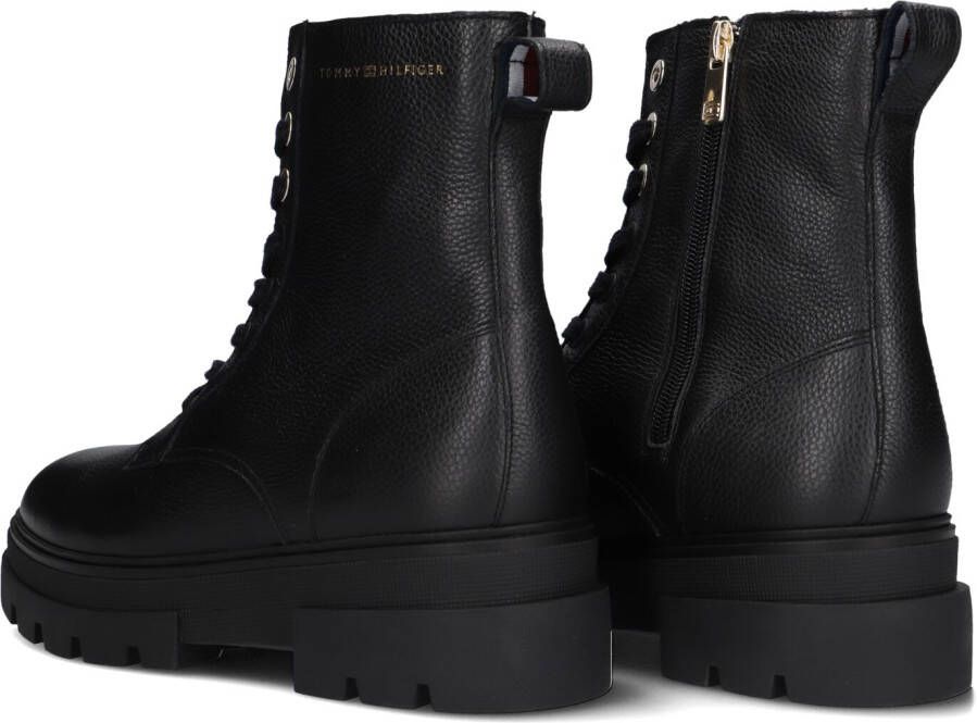 TOMMY HILFIGER Zwarte Boots Bicolor Lace-up