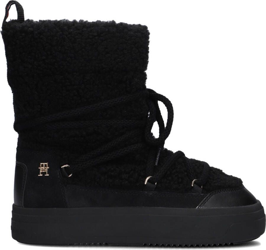 TOMMY HILFIGER Zwarte Boots Lace-up Snowboot