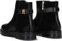 TOMMY HILFIGER Enkelboots Dames Th Logo Chelsea Maat: 39 Materiaal: Leer Kleur: Zwart - Thumbnail 4