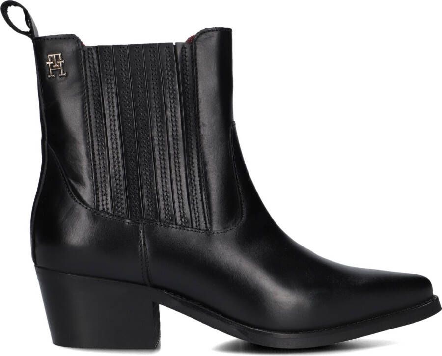 TOMMY HILFIGER Zwarte Laarzen Th Cowboy Boot