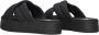 Tommy Hilfiger Urban Flatform Sandalen met Opvallende Lettering Black Dames - Thumbnail 5