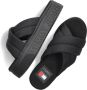 Tommy Hilfiger Urban Flatform Sandalen met Opvallende Lettering Black Dames - Thumbnail 7