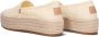 TOMS Valencia | Espadrilles met plateauzool Beige Textiel Espadrilles Dames - Thumbnail 11