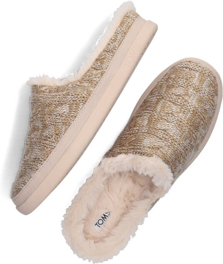 TOMS Beige Pantoffels Sage