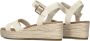 TOMS Audrey naturel | linnen sleehak sandalen Beige Textiel Sandalen met hak Dames - Thumbnail 5