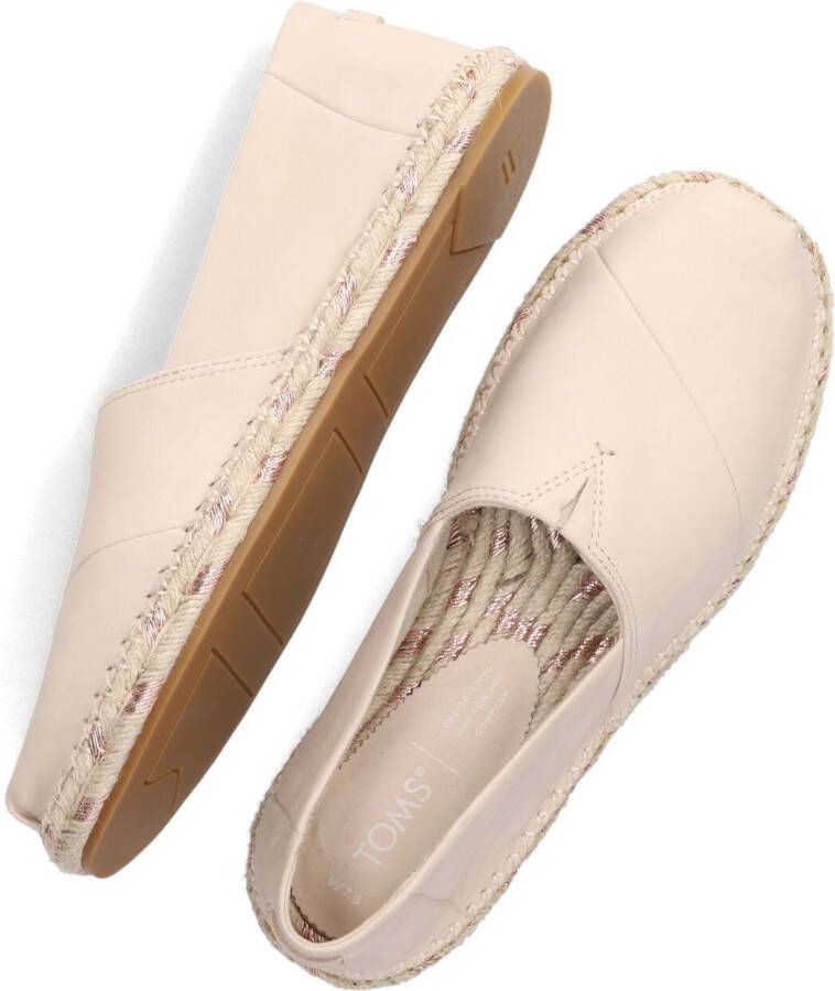 TOMS Bruine Espadrilles Macadamia Leather Wm Esp