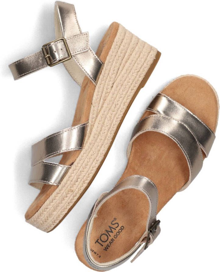 TOMS Gouden Sandalen Audrey