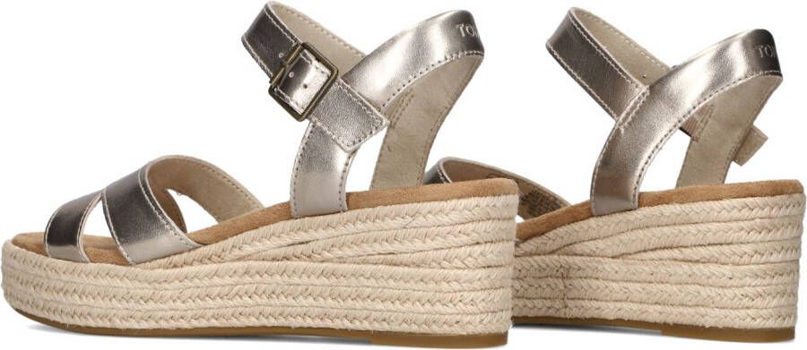 TOMS Gouden Sandalen Audrey Met