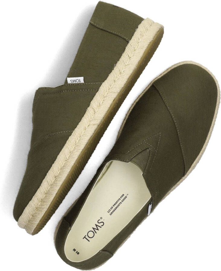 TOMS Groene Instappers Alp Rope 2.0