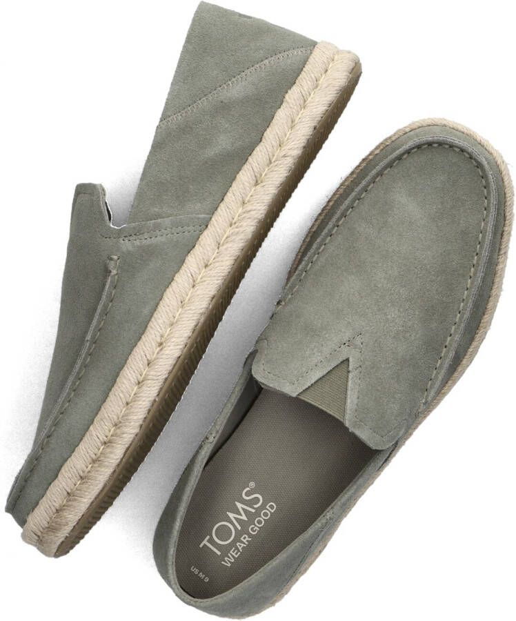 TOMS Groene Loafers Alonso Loafer Rope