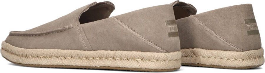 TOMS Taupe Loafers Alonso Loafer Rope