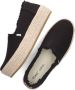 TOMS Valencia | Espadrilles met platea Zwart Canvas Espadrilles Dames - Thumbnail 8