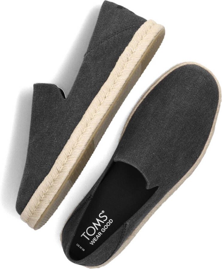 TOMS Zwarte Instappers Santiago Heren