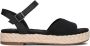 TOMS Zwarte Kruisband Sandalen Abby Black Dames - Thumbnail 3