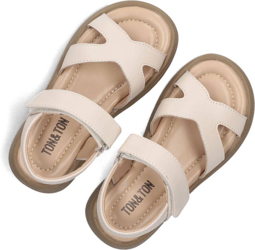 TON & TON Beige Sandalen Silya