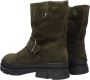 Ton & Ton Lunt Enkelboots Enkellaarsjes Jongens Kids Groen - Thumbnail 3