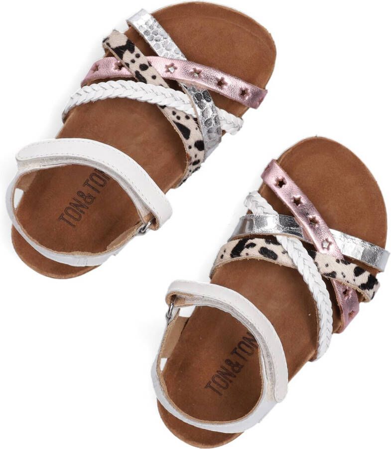 TON & TON Witte Sandalen Pl_omo08