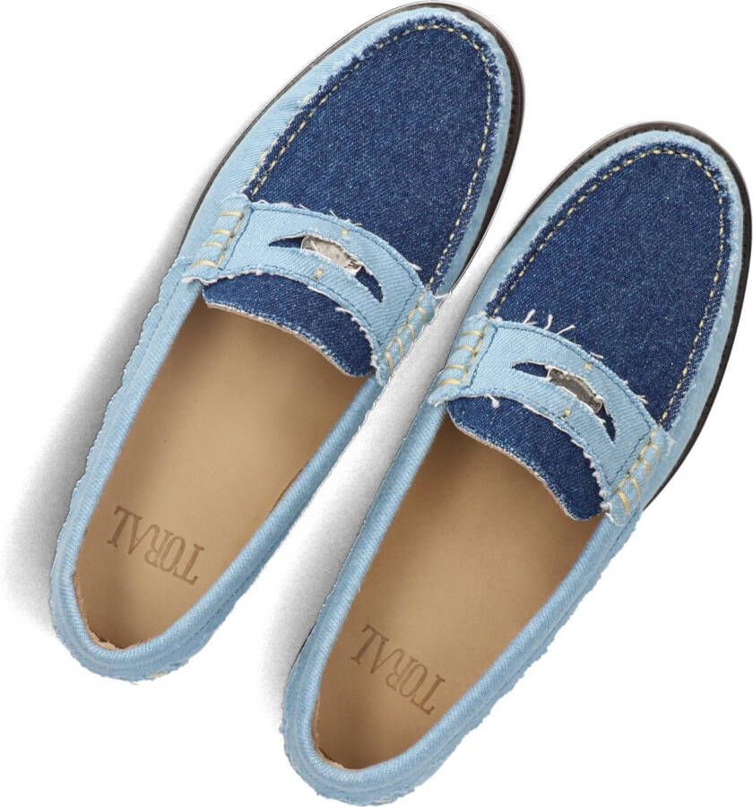 TORAL Blauwe Loafers Coin