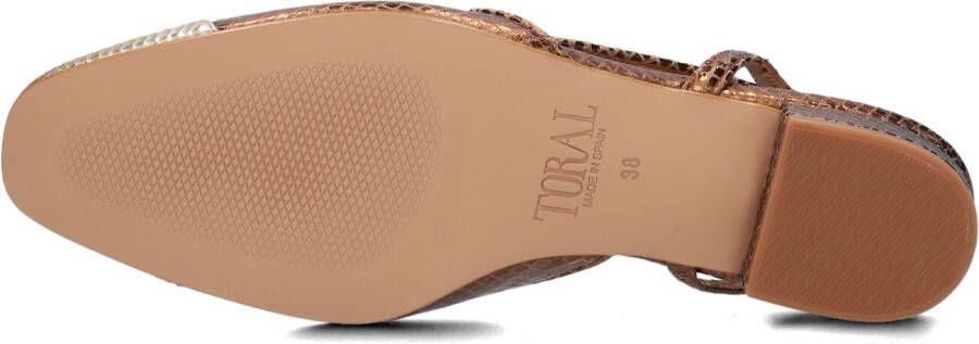 TORAL Bronze Slingbacks Luisa Met