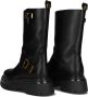 Twinset Zwarte Enkelboots met Gouden Accenten Black Dames - Thumbnail 4