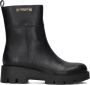 Twinset Zwarte Enkelboots met Goud Embleem Black Dames - Thumbnail 3