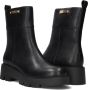 Twinset Zwarte Enkelboots met Goud Embleem Black Dames - Thumbnail 6